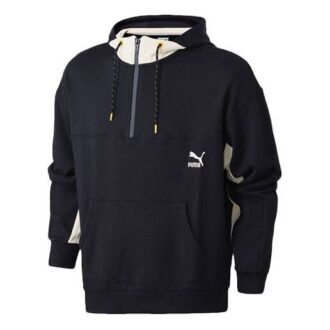 Sudadera con capucha cruzada x Central Saint Martins Sports Navy Blue