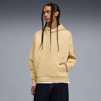Sudadera con capucha cuadrada esencial para hombre