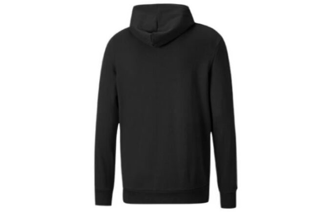 Sudadera con capucha de algodón con cuello redondo “Negro, azul y verde”