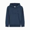 Sudadera con capucha de algodón polar Essentials Embossed para niños grandes