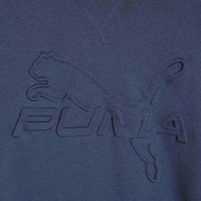 Sudadera con capucha de algodón polar Essentials Embossed para niños grandes