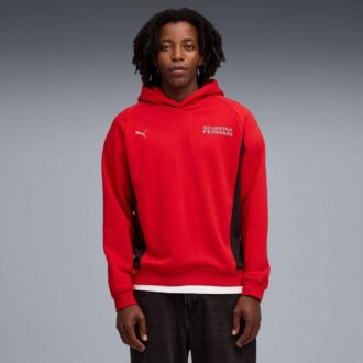 Sudadera con capucha de deporte de motor para hombre de la Scuderia Ferrari