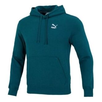 Sudadera con capucha de entrenamiento Classics con logo pequeño “Verde”