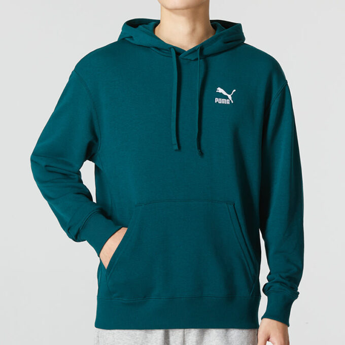 Sudadera con capucha de entrenamiento Classics con logo pequeño “Verde”