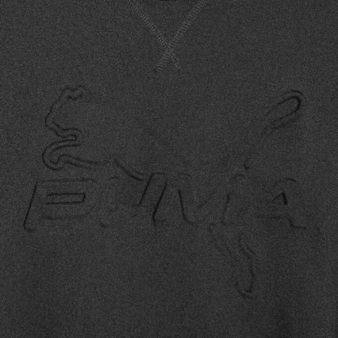Sudadera con capucha de forro polar Essentials Embossed para niños pequeños