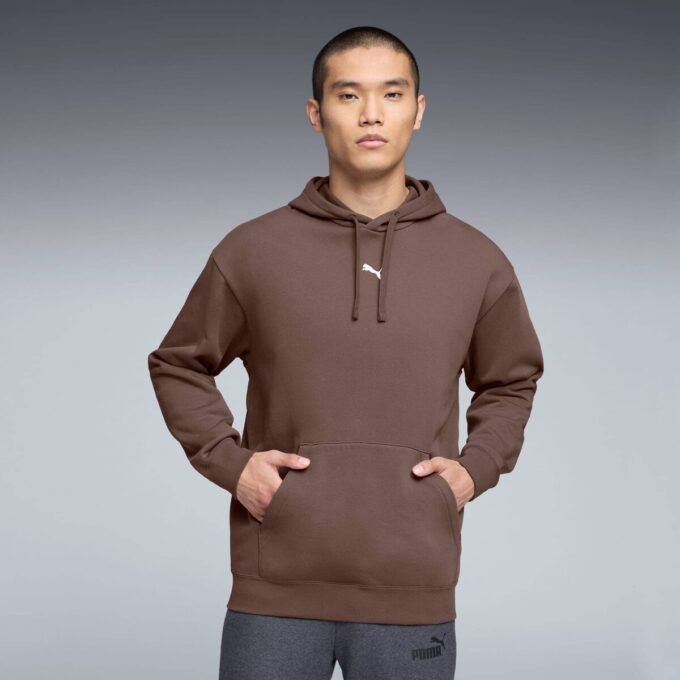 Sudadera con capucha de forro polar Essentials Relaxed para hombre Sudadera con capucha de forro polar Essentials Relaxed para hombre
