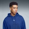 Sudadera con capucha de forro polar Essentials Relaxed para hombre Sudadera con capucha de forro polar Essentials Relaxed para hombre