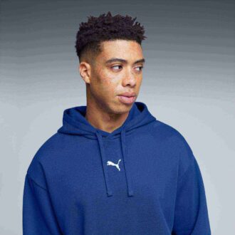 Sudadera con capucha de forro polar Essentials Relaxed para hombre