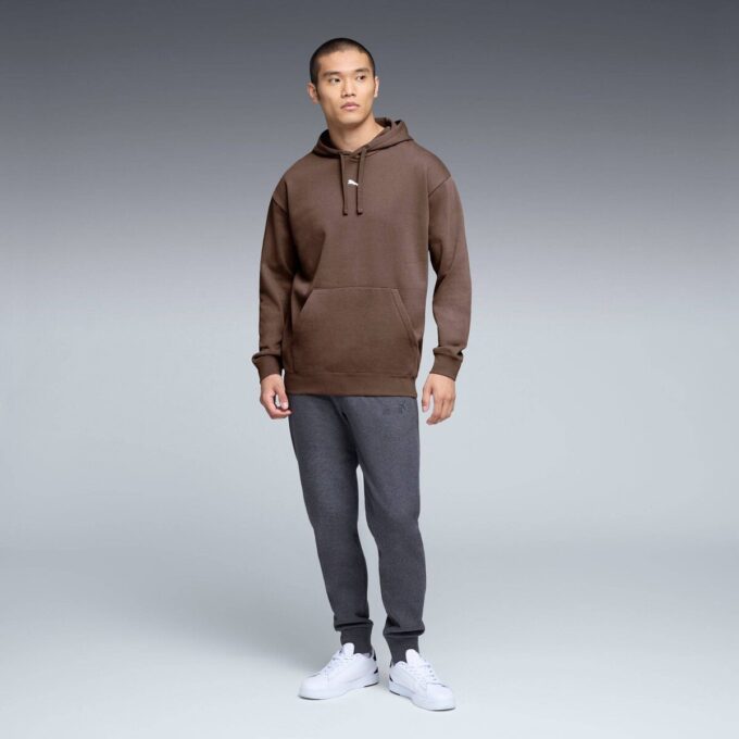 Sudadera con capucha de forro polar Essentials Relaxed para hombre Sudadera con capucha de forro polar Essentials Relaxed para hombre