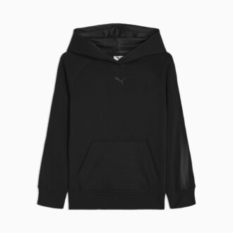 Sudadera con capucha de forro polar Essentials Satin para niños grandes