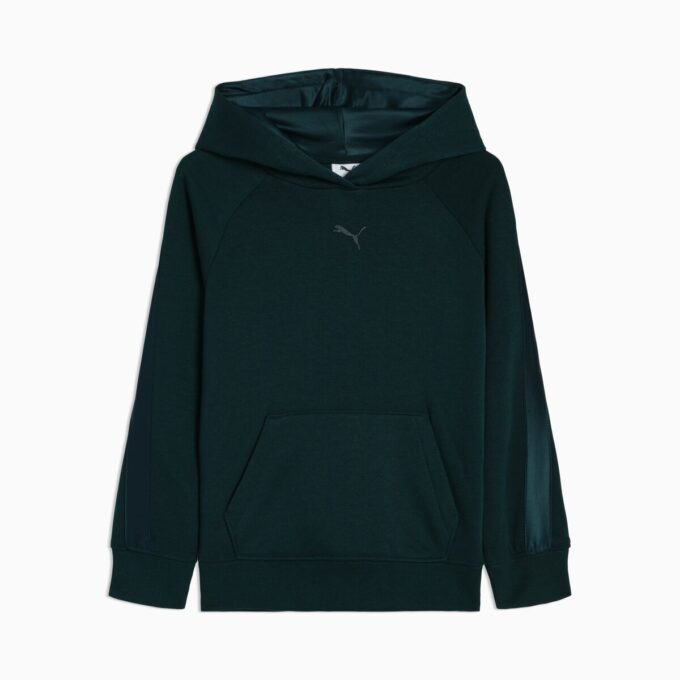 Sudadera con capucha de forro polar Essentials Satin para niños pequeños