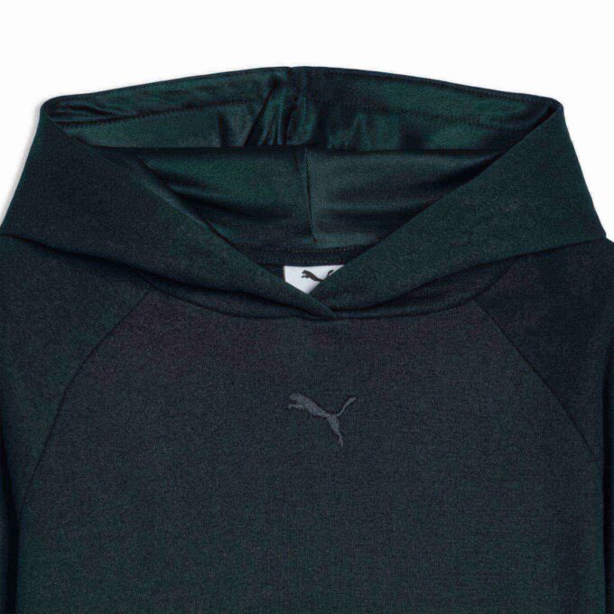 Sudadera con capucha de forro polar Essentials Satin para niños pequeños