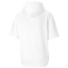 Sudadera con capucha de manga corta Decor 8 “Blanco, rojo y azul”