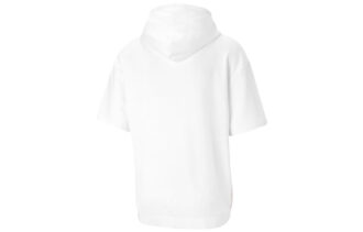 Sudadera con capucha de manga corta Decor 8 “Blanco, rojo y azul”