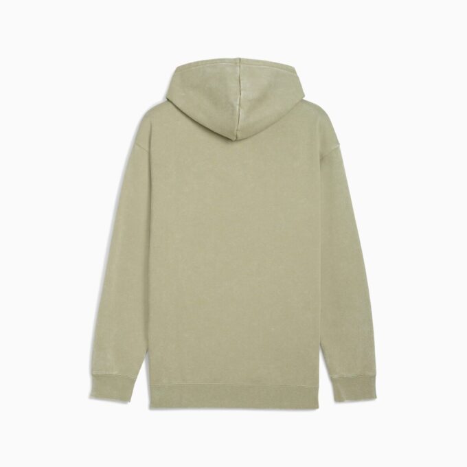 Sudadera con capucha de polar con lavado ácido Elevated Essentials para hombre Sudadera con capucha de polar con lavado ácido Elevated Essentials para hombre