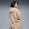Sudadera con capucha de polar con lavado ácido Elevated Essentials para mujer Sudadera con capucha de polar con lavado ácido Elevated Essentials para mujer