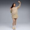 Sudadera con capucha de polar con lavado ácido Elevated Essentials para mujer Sudadera con capucha de polar con lavado ácido Elevated Essentials para mujer