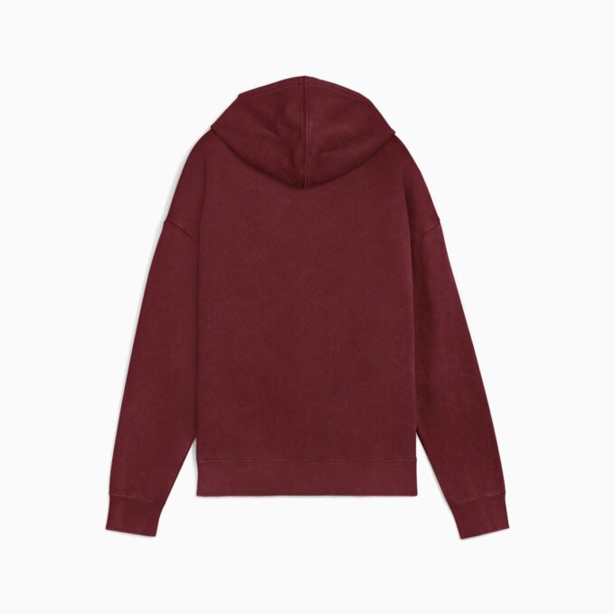 Sudadera con capucha de polar con lavado ácido Elevated Essentials para mujer Sudadera con capucha de polar con lavado ácido Elevated Essentials para mujer
