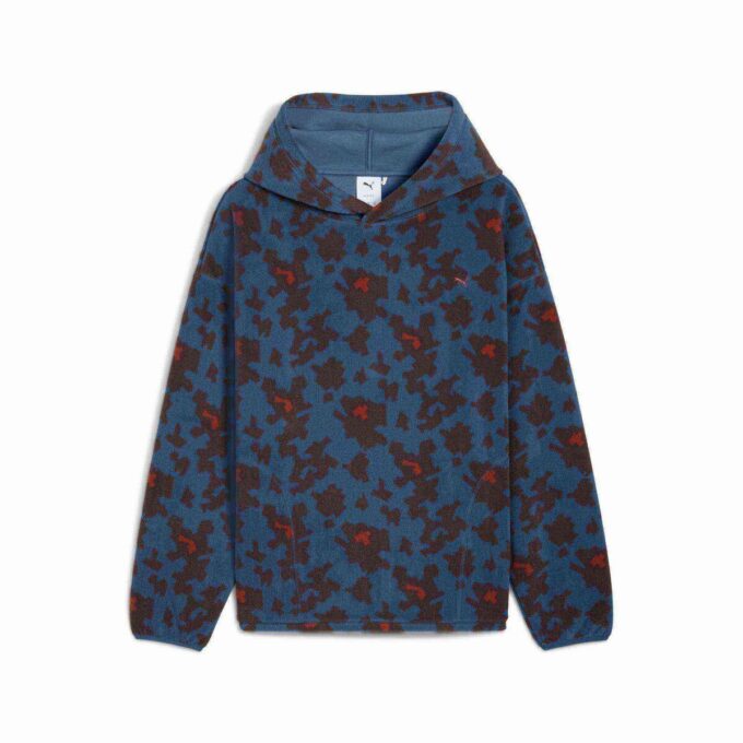 Sudadera con capucha de polar estampada para hombre con estampado completo Sudadera con capucha de polar estampada para hombre con estampado completo