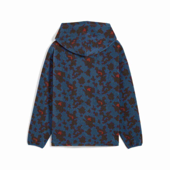 Sudadera con capucha de polar estampada para hombre con estampado completo Sudadera con capucha de polar estampada para hombre con estampado completo