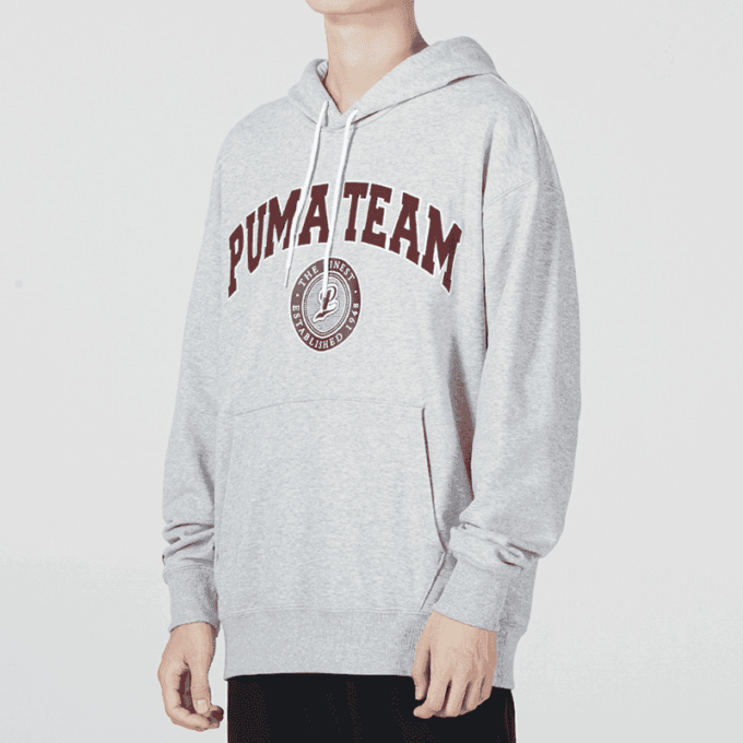 Sudadera con capucha del equipo “Gris”