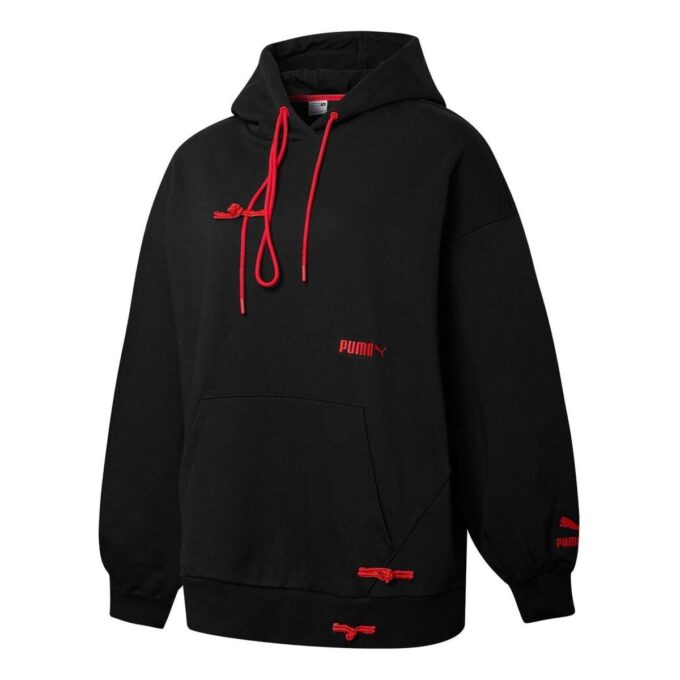 Sudadera con capucha deportiva CNY con el logotipo de (WMNS) “Negra”