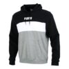Sudadera con capucha Double Down “Gris, negro y blanco”