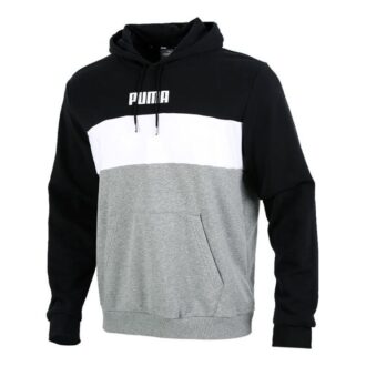Sudadera con capucha Double Down “Gris, negro y blanco”