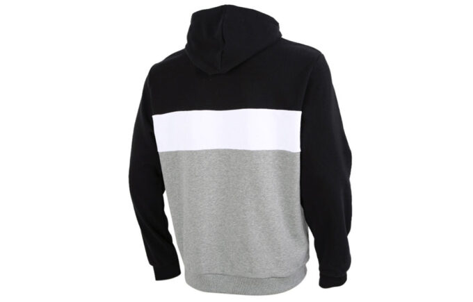 Sudadera con capucha Double Down “Gris, negro y blanco”