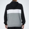 Sudadera con capucha Double Down “Gris, negro y blanco”