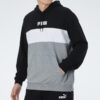 Sudadera con capucha Double Down “Gris, negro y blanco”