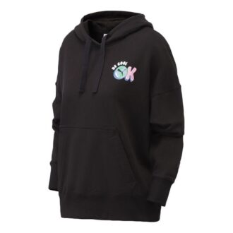 Sudadera con capucha Downtown Graphic “Negro, azul y rosa” (WMNS)