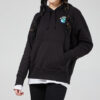 Sudadera con capucha Downtown Graphic “Negro, azul y rosa” (WMNS)