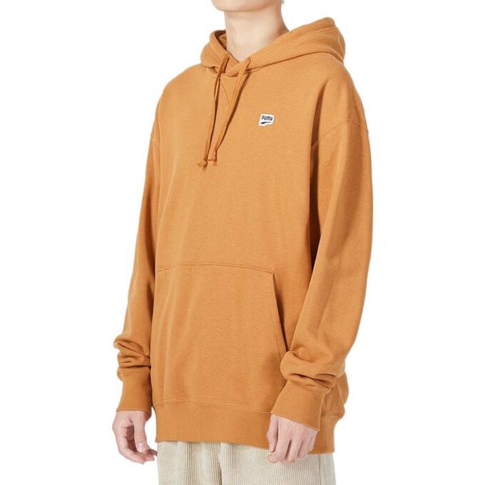 Sudadera con capucha Downtown, talla asiática, color naranja