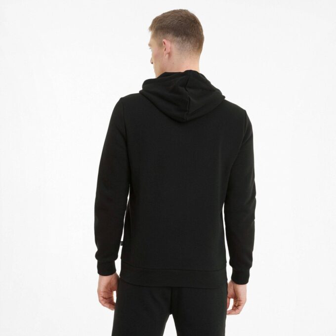 Sudadera con capucha Essentials con cremallera completa y logotipo para hombre