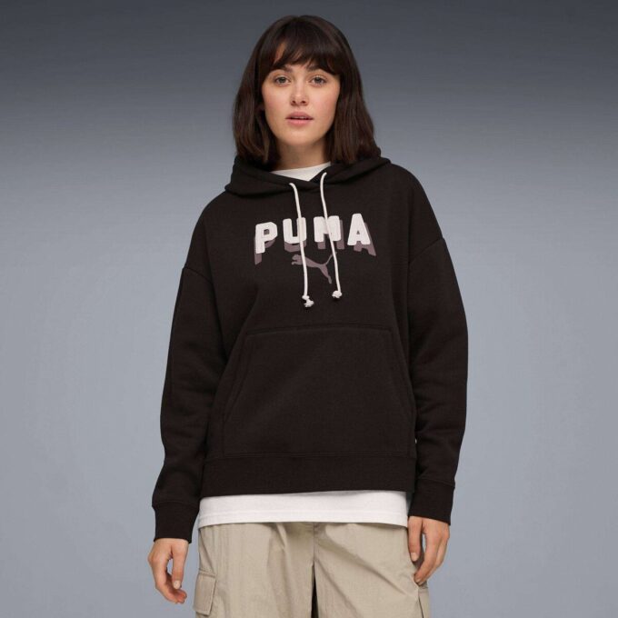 Sudadera con capucha Essentials Double Up para mujer Sudadera con capucha Essentials Double Up para mujer
