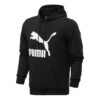 Sudadera con capucha Essentials Fleece “Negro y blanco”