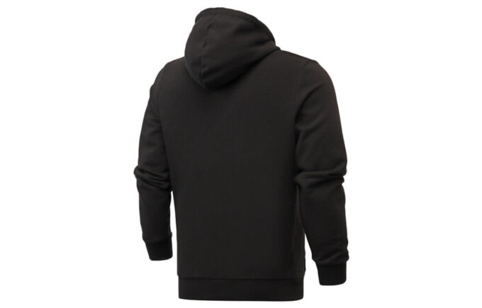 Sudadera con capucha Essentials Fleece “Negro y blanco”