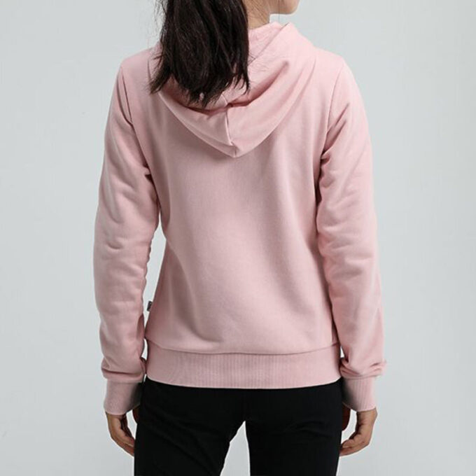 Sudadera con capucha Essentials Logo “Rosa y blanco” para mujer