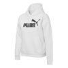 Sudadera con capucha Essentials para mujer, color blanco y negro