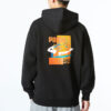 Sudadera con capucha Essentials Rainbow “Negra”