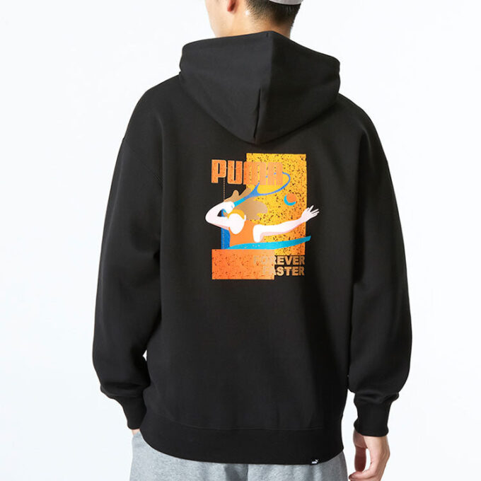 Sudadera con capucha Essentials Rainbow “Negra”