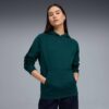 Sudadera con capucha Essentials Satin para mujer Sudadera con capucha Essentials Satin para mujer