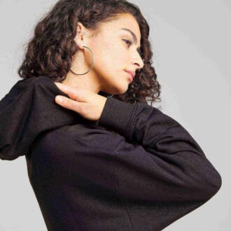 Sudadera con capucha Essentials Script para mujer