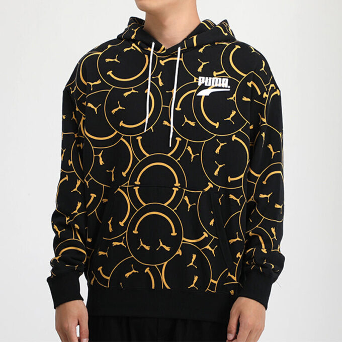 Sudadera con capucha estampada Club AOP TR “Negra”