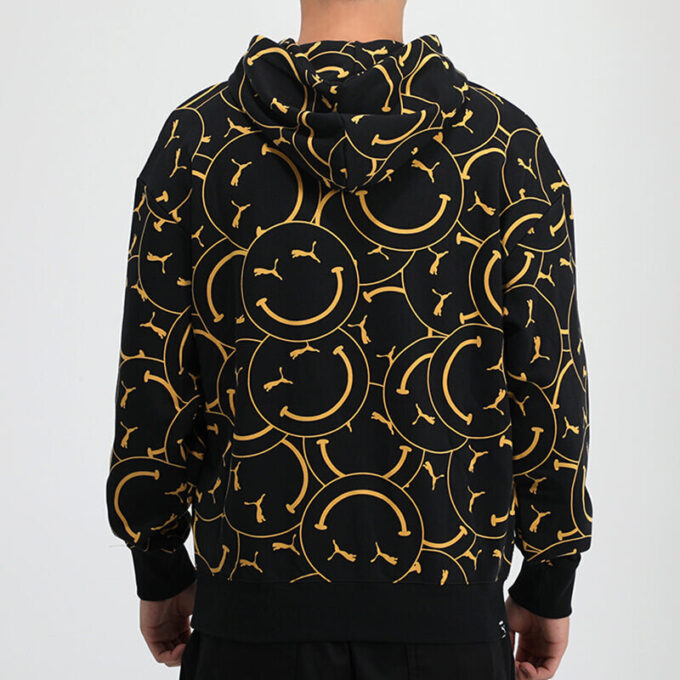 Sudadera con capucha estampada Club AOP TR “Negra”