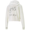 Sudadera con capucha estilo gato (mujeres) “Blanco y negro”