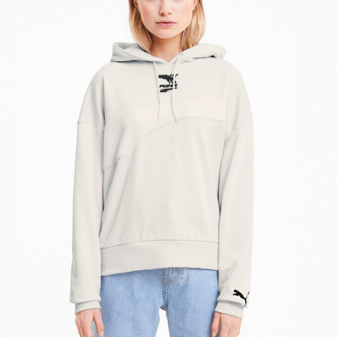 Sudadera con capucha Evide “Blanca” para mujer