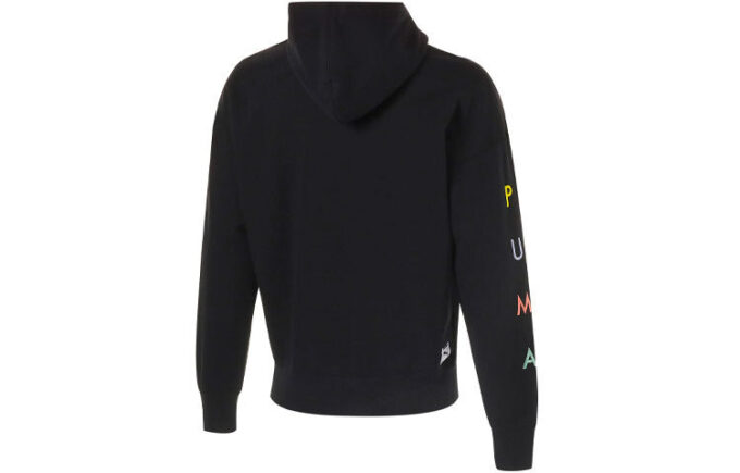 Sudadera con capucha Fierce Cat (negra)