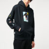 Sudadera con capucha Fierce Cat (negra)